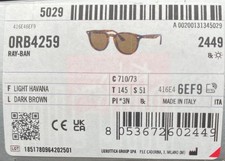 Ray Ban Sonnenbrille 4259 Farbe Havanna 
