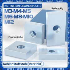 Rechteckig Kohlenstoffstahl