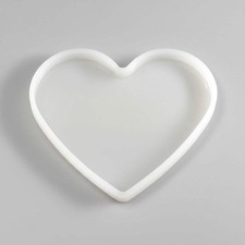 Silikonform Herz Tablett