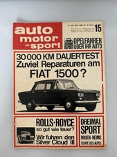 Zeitschrift Auto Motor und