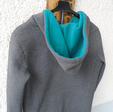 CECIL SOFTSCHELLJACKE MANTEL GR M IN DER FARBE GRAU UND BLAU GEBRAUCHT