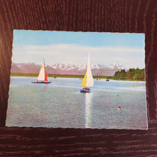 alte AK Starnbergersee, Segelboot,  Starnberg, Morgenstimmung, 