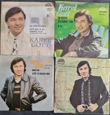 KAREL GOTT 4 Stück 7" - 45