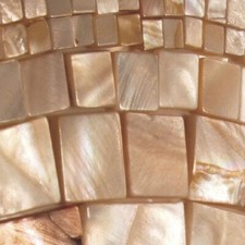 Perlmutt Mosaik, Größe 15 x