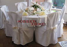 STUHLHUSSEN MIT SCHLEIFEN ZUM VERLEIH BIS 500 STK NEUE PREISE HOCHZEIT KOMMUNION