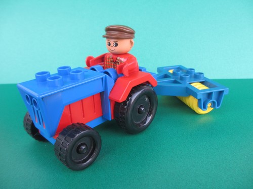 Lego duplo traktor mit egge - traktor,