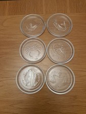 Set Untersetzer mit Tierkreis Zeichen 