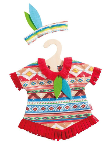 Puppen indianer set blaue - puppen-indianer-set,