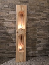 Windlicht Laterne  Altholz