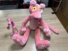 PINK PANTHER Telekom 2 Plüsch und Gummi Figuren ca. 40 cm und 15 cm Rarität 