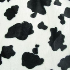 Kuh Schwarz Weiss Fellstoff