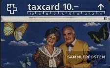 Schweiz 1320 10 Franken gebraucht Paar, Schmetterlinge