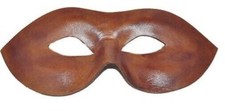 Venezianische Maske Gusto aus Echtem Leder LARP Maskenball Augenmaske Mr. Grey