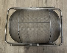 Sieb, Seiher, Abtropfsieb aus Metall zum Ausziehen, Top-Zustand