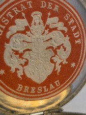 TASCHENUHR aus BRESLAU ( WROCŁAW ) Herren Taschenuhr um 1910 Funktioniert 