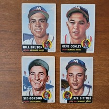 1953 Topps Milwaukee Braves-