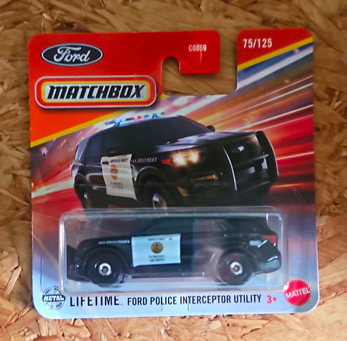 Matchbox superfast ford police - matchbox,