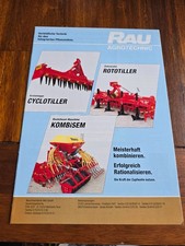RAU Saatbett Programm Kreiseleggen 09.1994 Traktor Prospekt Brochure d
