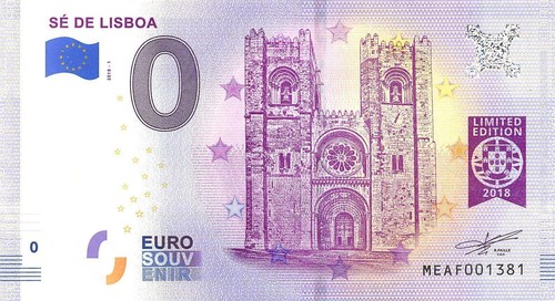 Portugal euro schein 2018 1 - portugal, 2018-1
