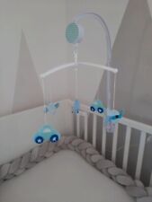 Mobile Baby Plüsch Auto Flugzeuge mit Spieluhr *Brahms Wiegenlied *TOP Zustand