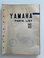 Yamaha DT2/RT2 Parts List