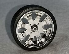#1004 Ø39,5mm 1:18 CHROMFELGEN Customfelgen Felgen TUNING-DIORAMA-ZUBEHÖR