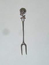 Antik Cocktailgabel mit Dekor