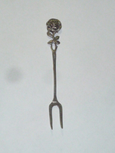 Antik cocktailgabel mit dekor - antik,