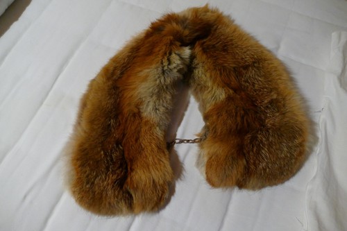 Stola schal fuchs - fuchs, fell