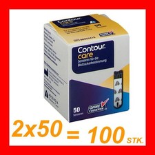 Bayer Contour Care Teststreifen 2x50 = 100 Stück  NEU & OVP