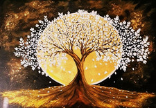 Acryl Handgemaltes Bild auf