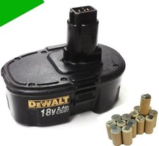 Zellentausch für  Dewalt Akku 18 V  3,0 Ah NiMh   DE9096 DE9095