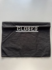 CLOSED BEUTEL ★  STOFFBEUTEL • BEUTELTASCHE • SCHWARZ • SCHMUTZ BEUTEL  ★