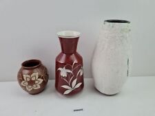 3x Vasen Keramik / Porzellan