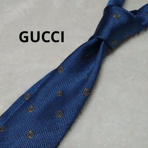 Gucci muster seidenkrawatte - gucci,