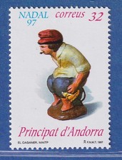 Andorra span. 1997 Mi.-Nr. 255 Weihnachten, Krippenfigur Caganer ** / MNH