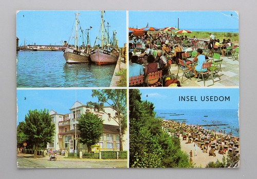 Postkarte insel usedom - insel,