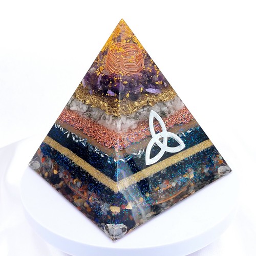 Orgonit pyramide amethyst - orgonit,