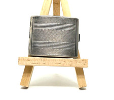 Tolles ART DECO 835er Silber  Zigaretten Etui Tabak Silber Dose  antik