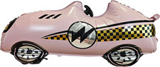Auto Folienballon Pink