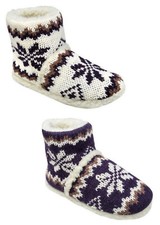 Damen Herren Hüttenschuhe Hausschuhe warm Winter Pantoffeln Norweger neu G.41-46