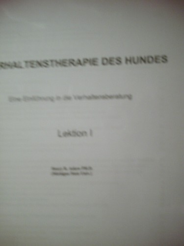 Verhaltenstherapie des