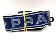 Praktica ca. 38mm breit Gurt blau/weiß Hals Schultergurt Kameragurt Neck Strap