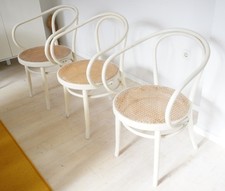 3x Bugholzstühle no30 von TON Wiener Geflecht nach Thonet B9
