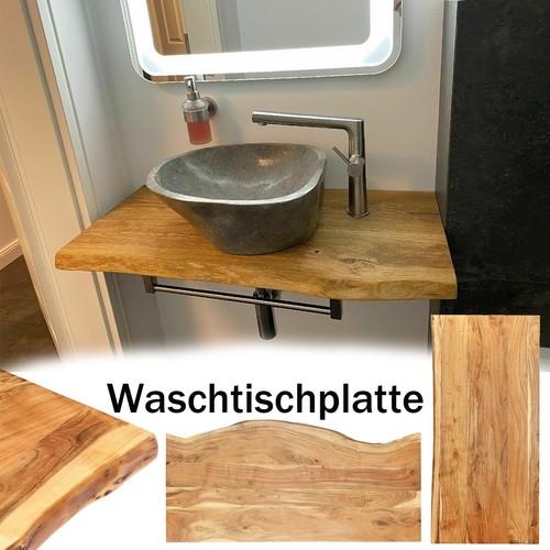 Waschtisch holzplatte - waschtisch,