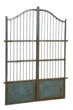 Antikes Vollstahl Eisen Tor