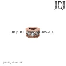 Solid 14k Gelb/Rose Gold / 925