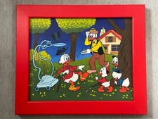 Ölgemälde Walt Disney Dagobert Duck (61x51cm inkl. Rahmen)