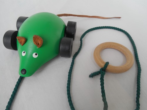 Nachziehtier maus holz - nachziehtier,