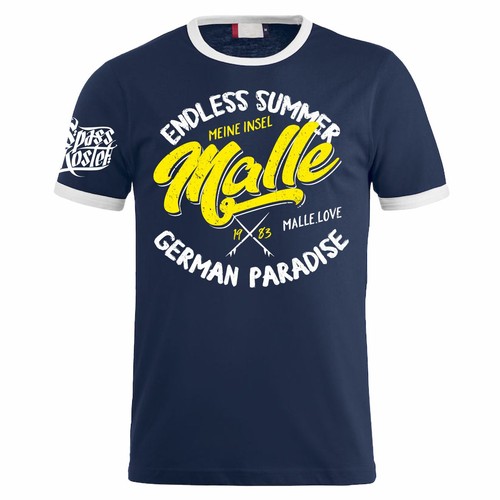 Herren shirt malle love - t-shirt,
